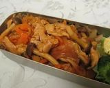 豚バラ肉でポークチャップお弁当のおかず作り方14写真