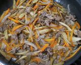 冷めても美味しい！牛ごぼう飯作り方4写真