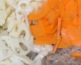 蓮根と糸こんにゃくの胡麻風味きんぴら作り方3写真