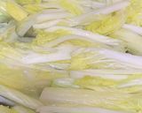トロッと煮！白菜と長ネギのチリソース作り方3写真