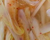 トロッと煮！白菜と長ネギのチリソース作り方4写真