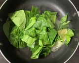 バターソテーほうれん草と納豆のサラダ作り方4写真