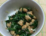 バターソテーほうれん草と納豆のサラダ作り方12写真