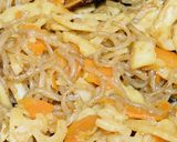 蓮根と糸こんにゃくの胡麻風味きんぴら作り方5写真