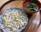 ■オリーブ香る！トマト青しそつけ汁うどん作り方4写真
