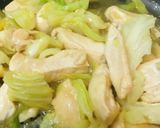 鶏肉とキャベツのシンプル野菜炒め作り方3写真