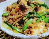 ✿厚揚げと青梗菜のピリ辛中華炒め✿作り方4写真