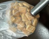 ノンフライヤーで乾パン救済！ビスコッティ作り方1写真