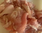 簡単!豚肉とほうれん草の甘辛炒め作り方1写真