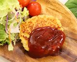 ヘルシー＆低脂質！大豆ミートーハンバーグ作り方7写真
