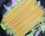 ★ワンパン★キャベツとベーコンのパスタ作り方3写真