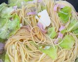 ★ワンパン★キャベツとベーコンのパスタ作り方5写真