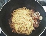 ニンニク焼きそば出汁醤油味作り方4写真