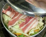 おいしく減塩！片手鍋で作るみそキムチ鍋作り方4写真