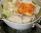 おいしく減塩！片手鍋で作るみそキムチ鍋作り方6写真