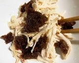 ヘルシーレシピ　サラダチキンの梅肉和え作り方2写真