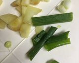 たらとしょうがのオイスターソース煮作り方1写真