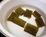 簡単春菊たっぷり湯豆腐作り方1写真