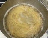 植物性の春菊香る塩麹レモンクリームパスタ作り方1写真