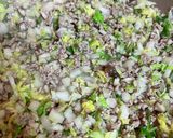 オムレツ【白菜＊椎茸＊豚ひき肉】作り方3写真