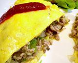 オムレツ【白菜＊椎茸＊豚ひき肉】作り方7写真
