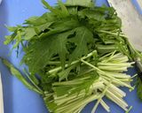 水菜と揚げの煮浸し作り方1写真