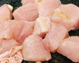 鶏肉＆しめじの白だしバター炒め作り方1写真