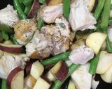 鶏肉といんげんさつま芋オリーブオイル炒め作り方3写真