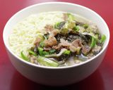 咸菜肉絲面|高菜入り肉そば作り方7写真