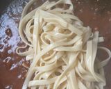 玄米フェットチーネ ハラミボロネーゼ作り方4写真