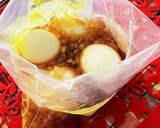玉ねぎの歯ごたえもgood・味つけ卵作り方4写真
