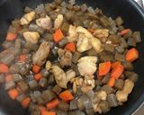 こんにゃくたっぶり 炒り鶏作り方4写真