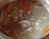 おひとり様ランチに★ヘルシー鶏味噌鍋作り方3写真