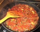 ほうれん草入りトマトパスタ作り方3写真