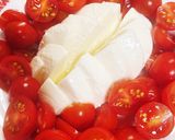 飲み会♡パーティー♡和風カプレーゼ♡作り方1写真