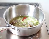 簡単美味しい【小松菜ベーコンの和風パスタ作り方3写真