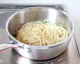 簡単美味しい【小松菜ベーコンの和風パスタ作り方6写真