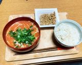 今日のみそ汁。洋風トマト味噌汁作り方4写真