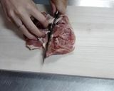【レンチン10分】キャベツと鶏肉の旨塩煮作り方1写真