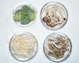 【ひとり鍋】鶏キノコのグラタン風とろみ鍋作り方3写真