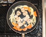 【ひとり鍋】鶏キノコのグラタン風とろみ鍋作り方4写真