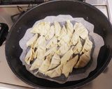 肉だね絞り焦げない☆手作り餃子作り方4写真