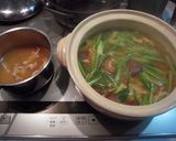 ピリっと辛い！！チゲ風鍋焼きうどん　作り方4写真