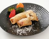 鶏肉とキノコクリームの洋風春巻き作り方8写真