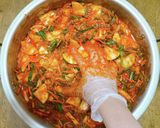 ザクザク刻んで作る！白菜と大根のキムチ作り方45写真