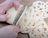 蓮根と豚肉の餡。おうち中華【莲藕猪肉餡】作り方2写真