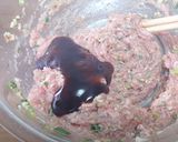 蓮根と豚肉の餡。おうち中華【莲藕猪肉餡】作り方13写真