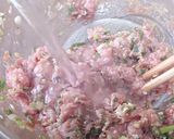 蓮根と豚肉の餡。おうち中華【莲藕猪肉餡】作り方12写真