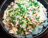 簡単☆豚肉と大根のうどんすき作り方4写真