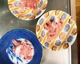 レンジもやし入きな粉ケチャ麺汁味甘酢酢豚作り方2写真